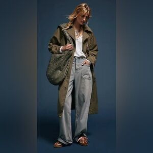 Free People We The Free Palmer Cuffed Jeans. NWT. In the shadows